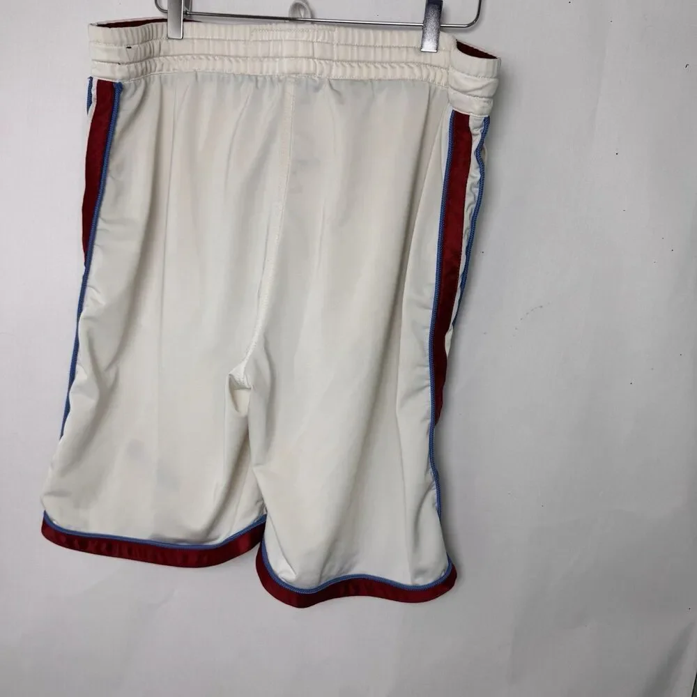VTG Abercrombie & Fitch Golden State Warriors Shorts Men L White NBA Basketball